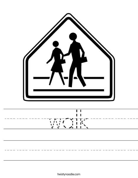 Walk Worksheet