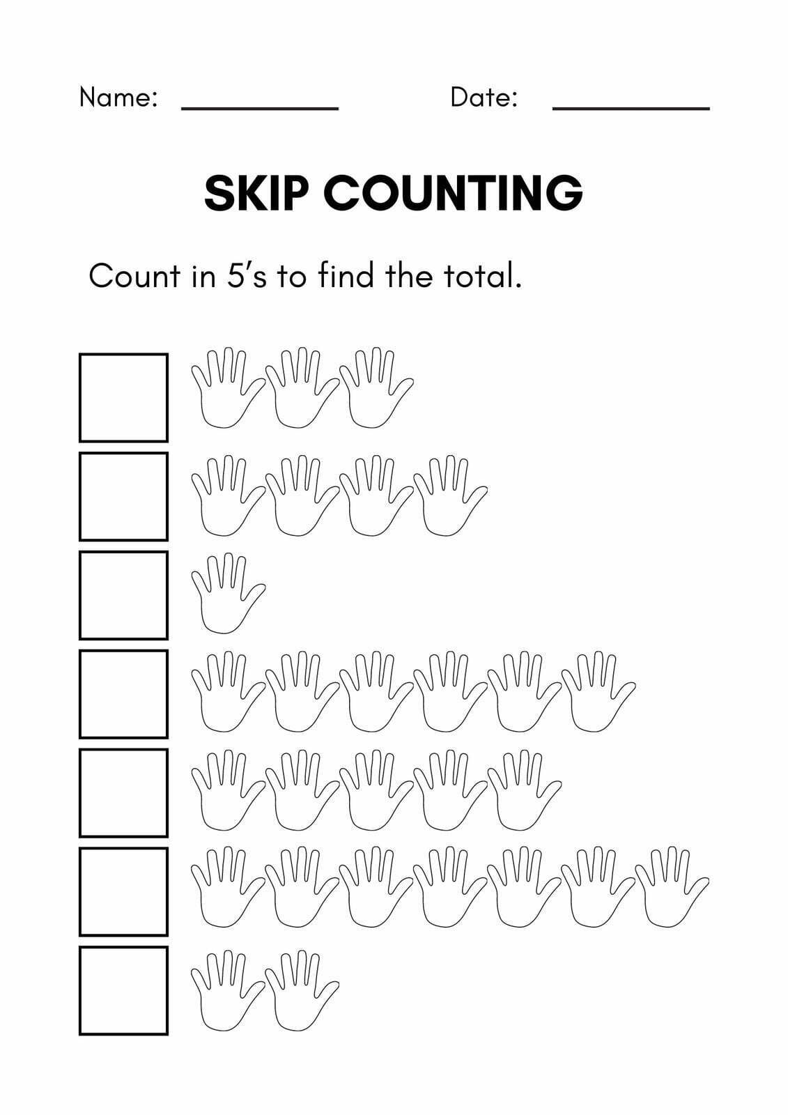 Skip Counting Carousel Worksheets - WorksheetsCity