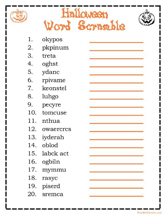halloween-word-scramble-worksheets-worksheetscity