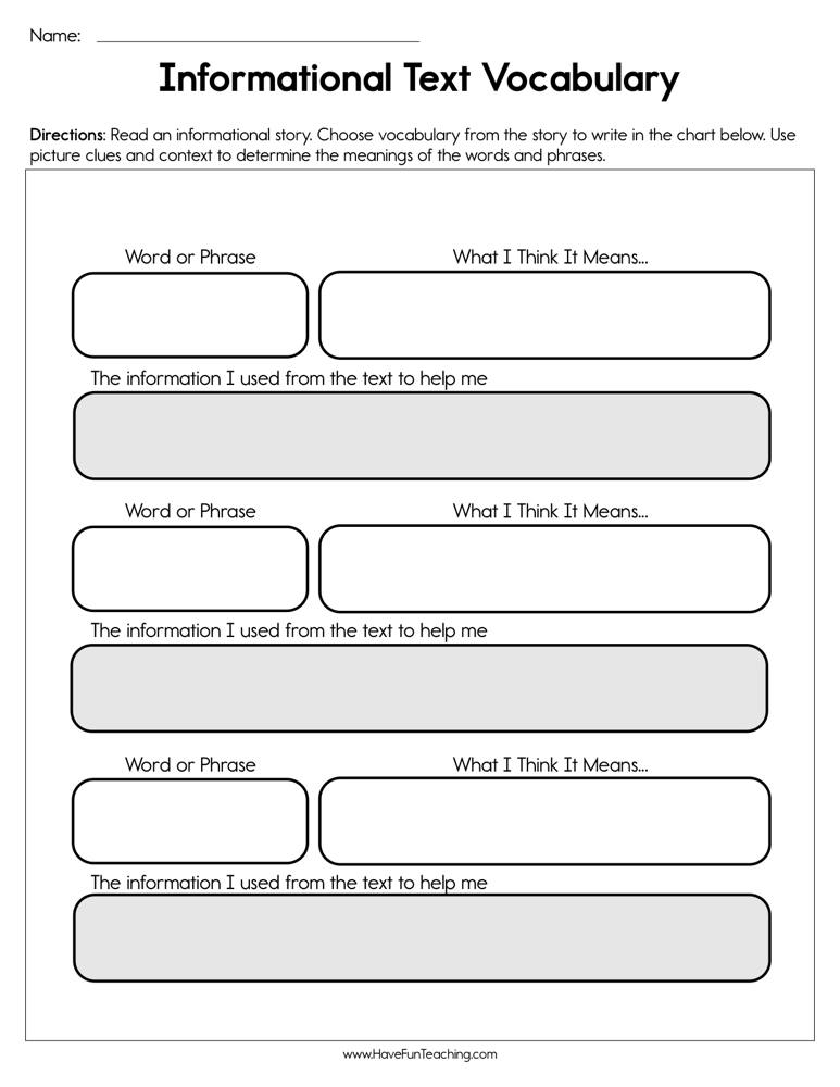 informational-text-vocabulary-worksheets-worksheetscity