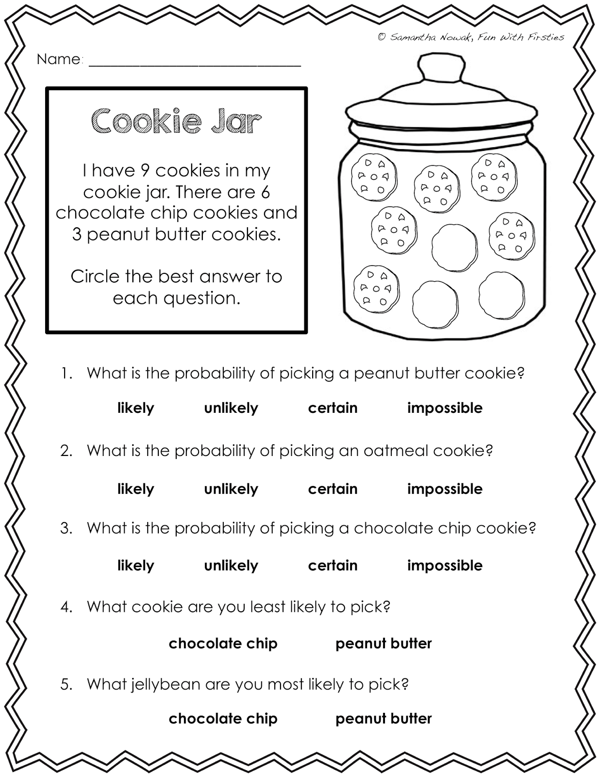 Our Probability Unit Worksheets  Activities  Lessons  And