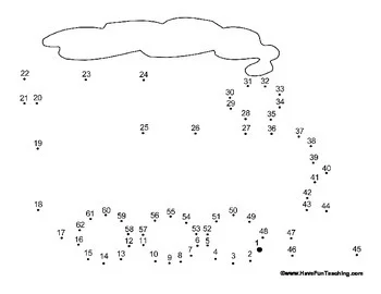 Train Dot To Dot Worksheet Connect The Dots By Have Fun Teaching