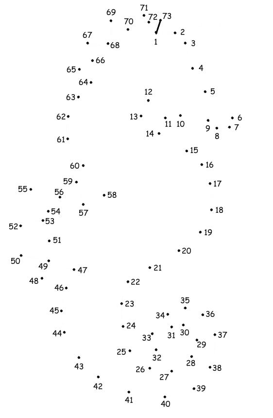 Dot To Dot 1-100 Worksheets - WorksheetsCity