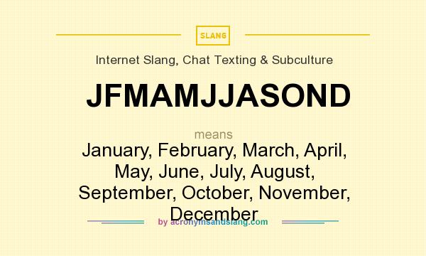 January february march april may june july august september october 