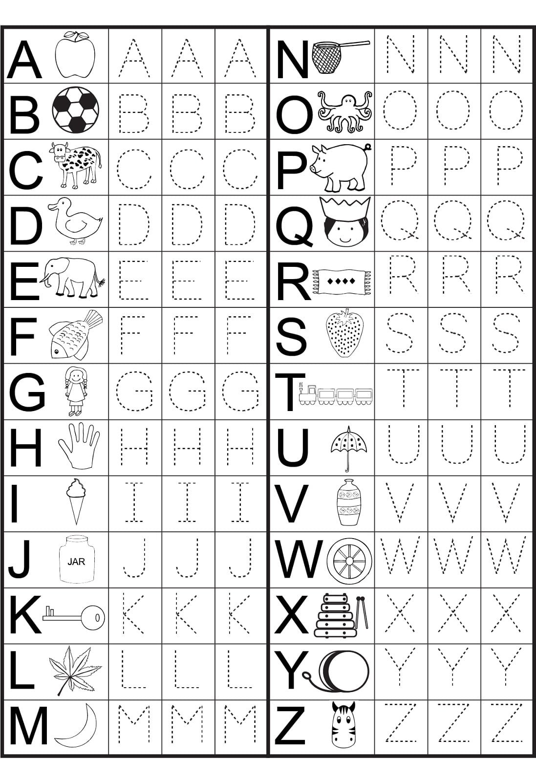Alphabet Order Worksheets For Kindergarten ...