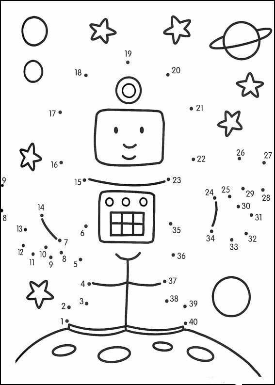 Dot To Dot To 50 Worksheets - WorksheetsCity