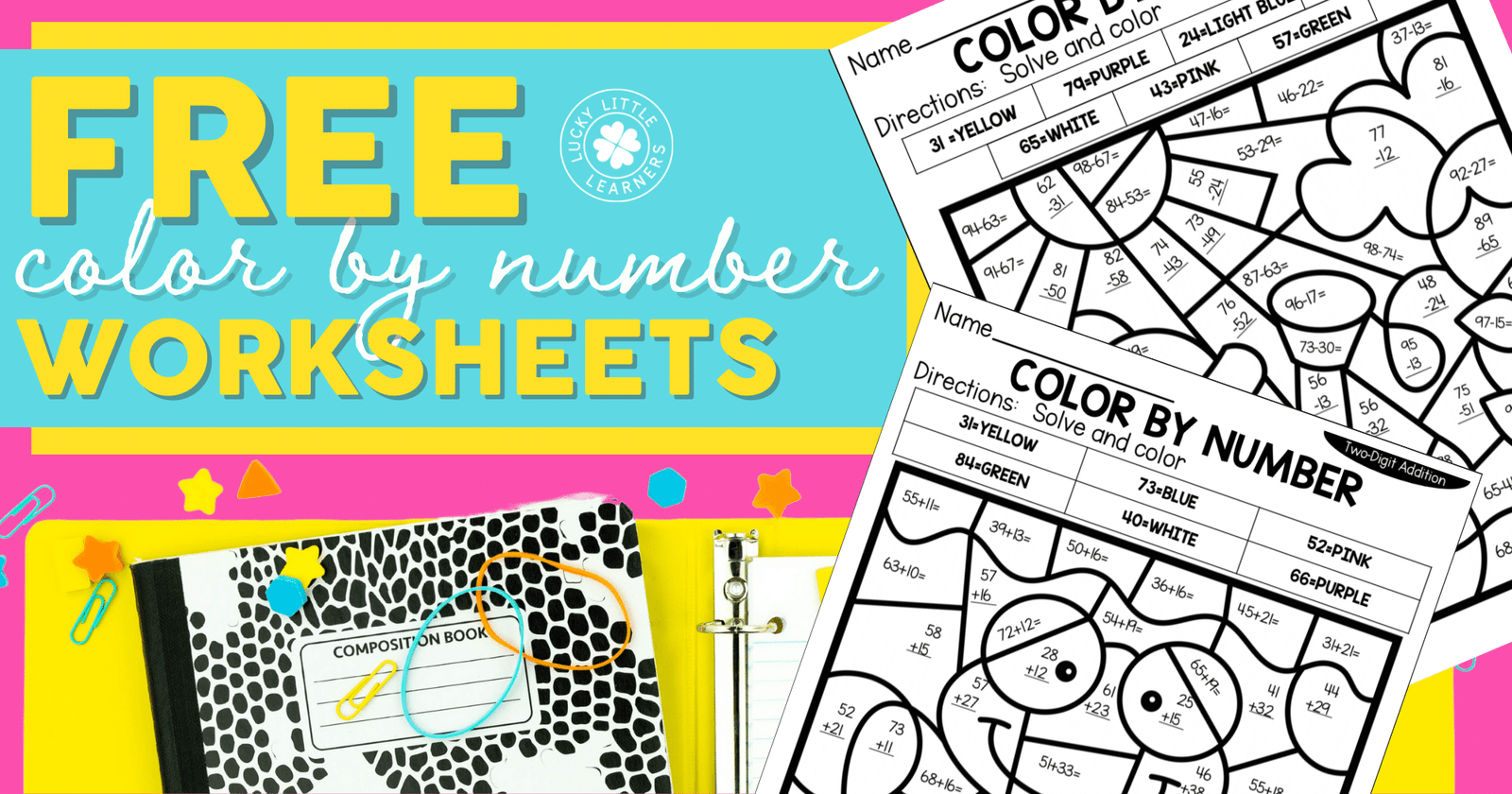 addition-color-by-number-2nd-grade-worksheets-worksheet-hero