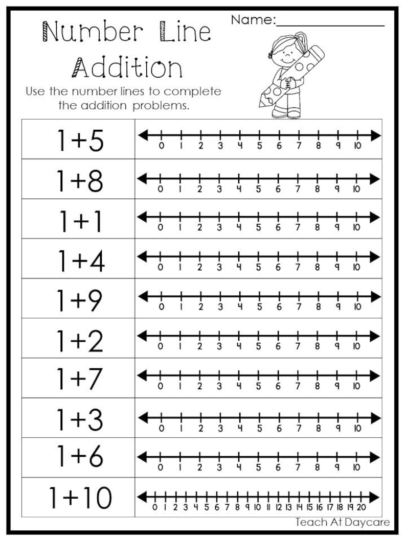Number line 1 50 worksheets worksheetscity