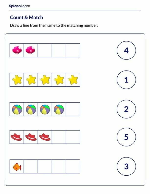 math worksheets for 5 year olds