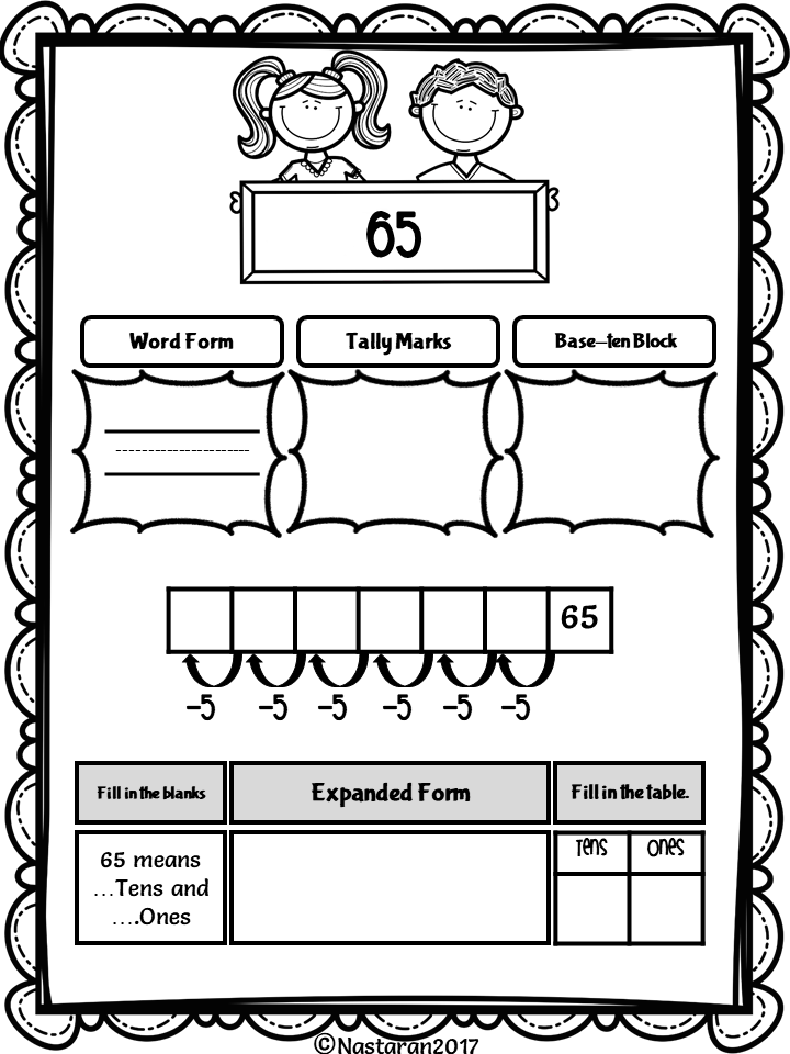 Place Value For First Graders Worksheets - WorksheetsCity