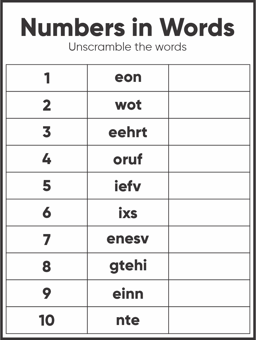 How Do You Spell The Number 9 Worksheets - WorksheetsCity